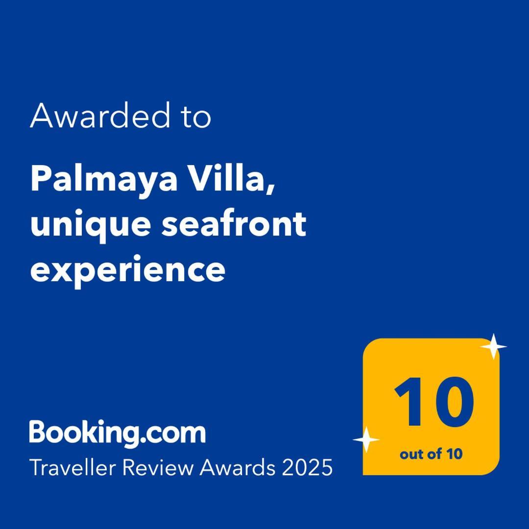 Palmaya Villa, Unique Seafront Experience Vája Kültér fotó